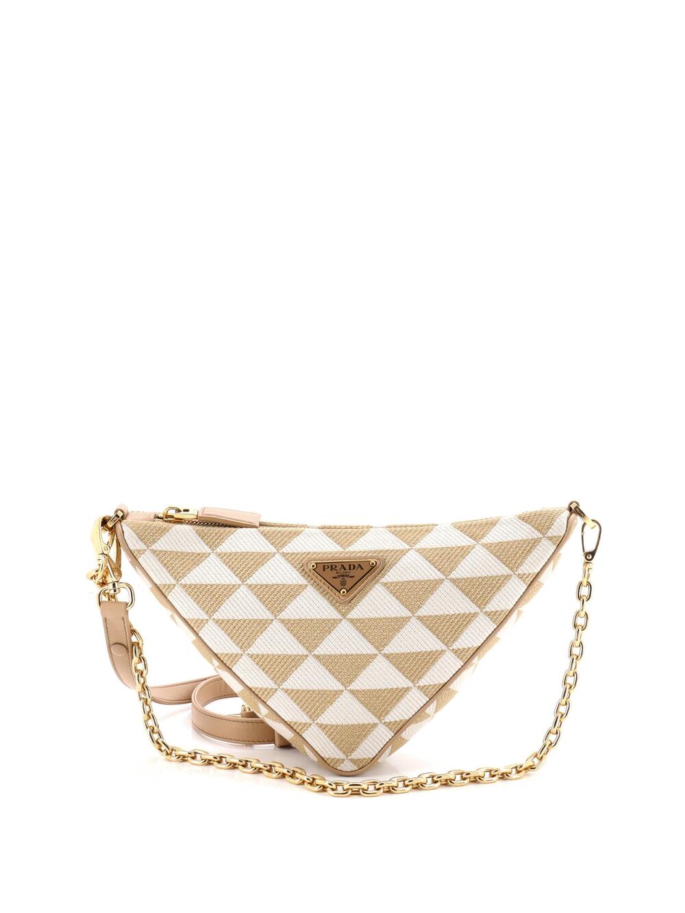 Prada Symbole Triangle Bag Leather And #364484P24B